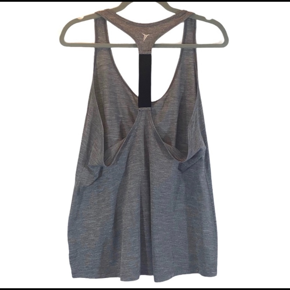 Old Navy Grey Racerback Single Strap Tank